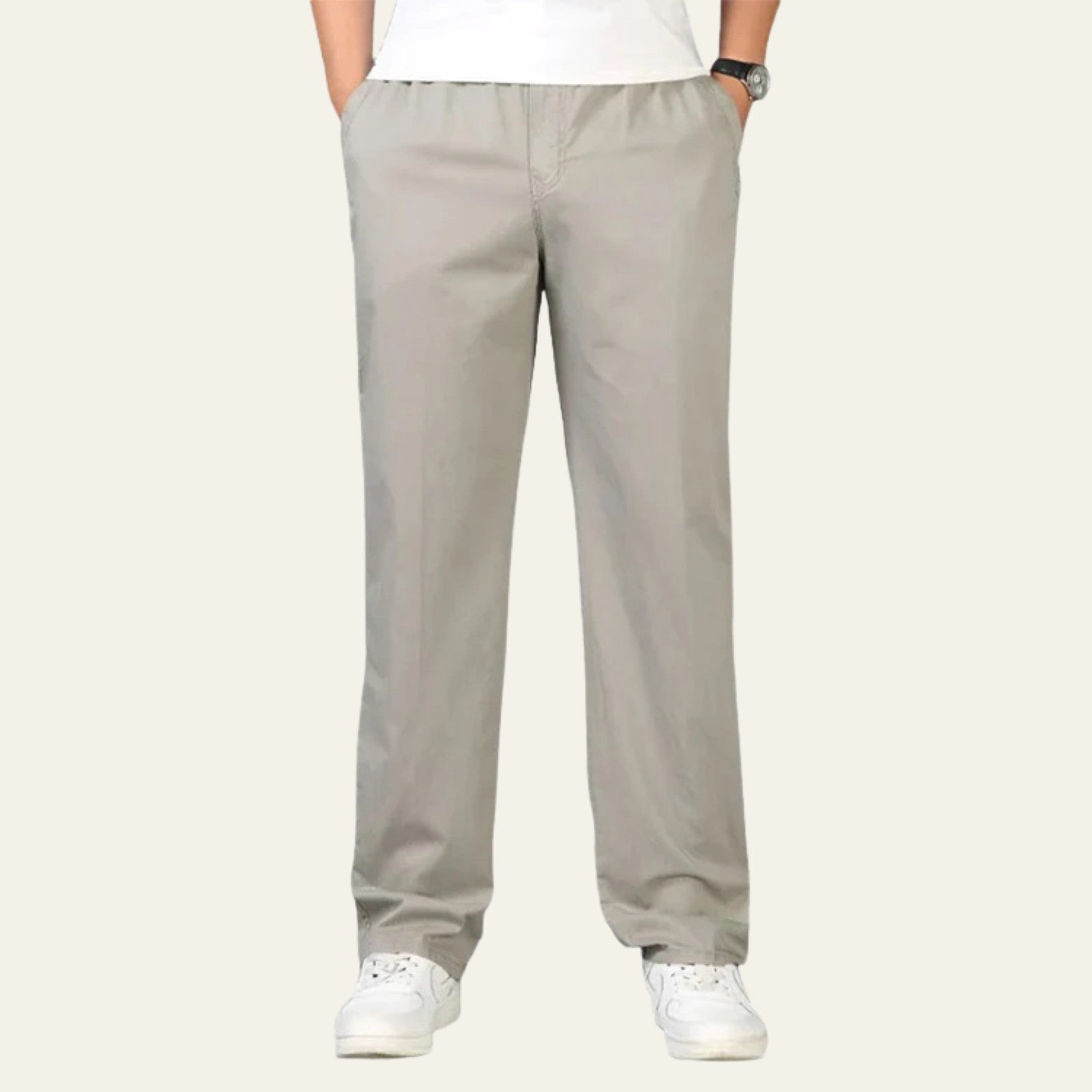 The Milano Cotton–Linen Pantalon