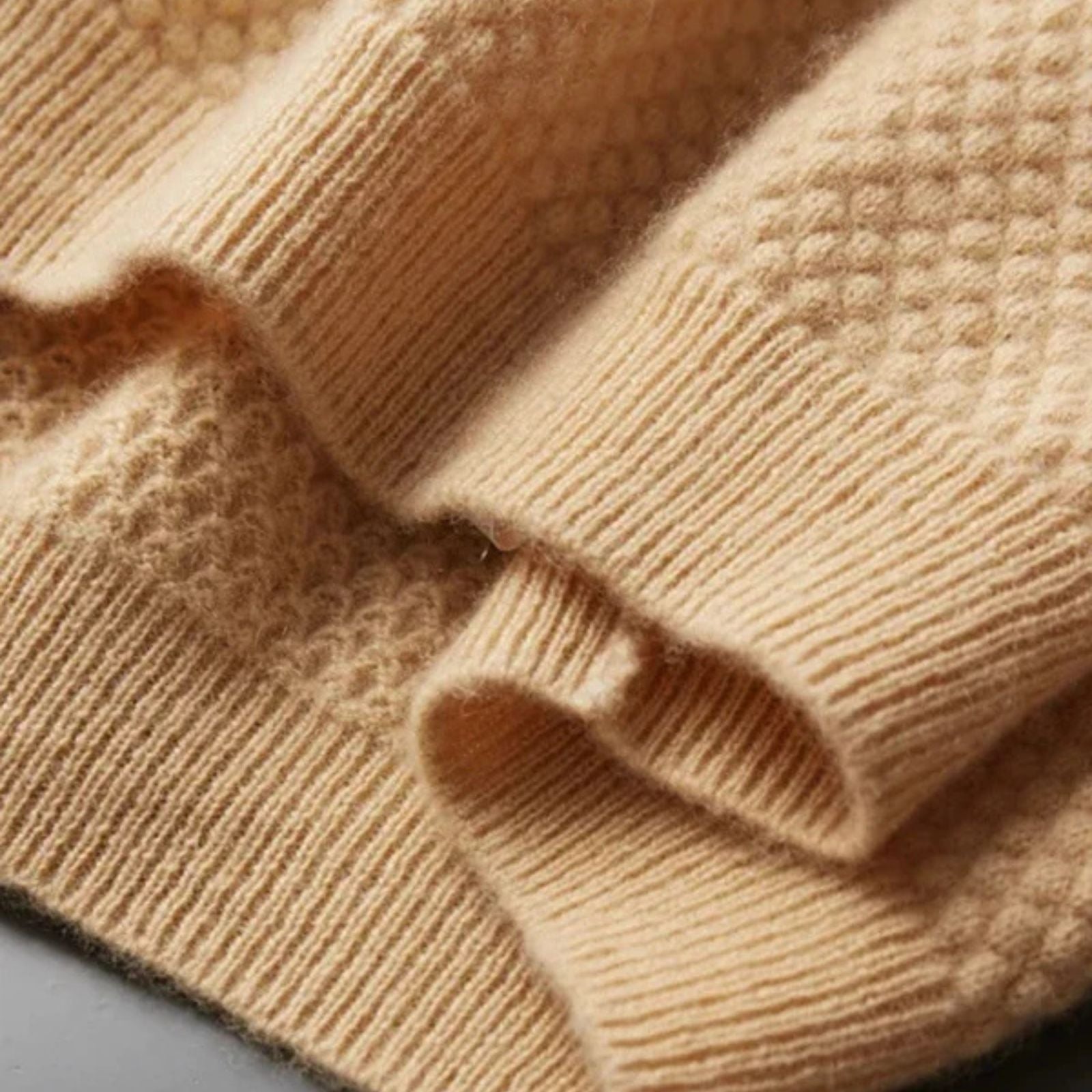 The Ravello Two-Tone Cashmere Polo