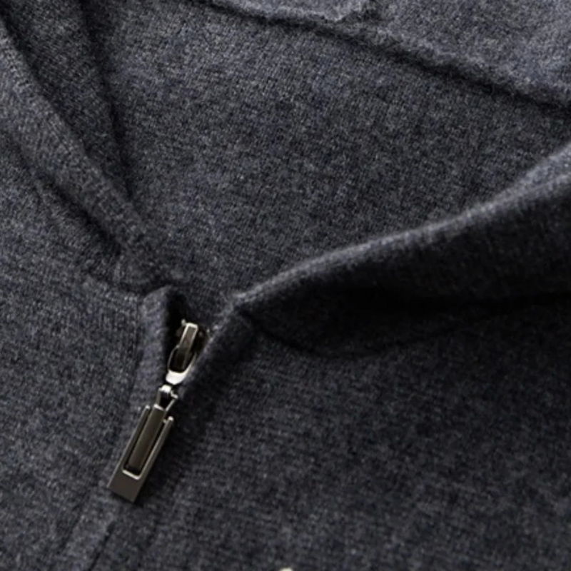 The Montreuil Cashmere Zip Hoodie