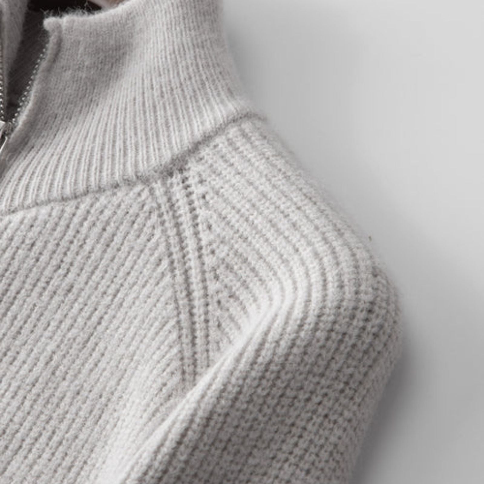 The Amalfi Wool Zip Vest