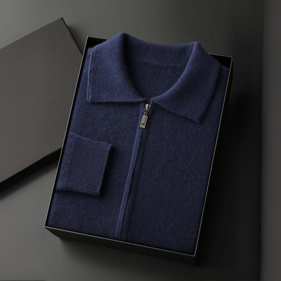 The Lausanne Cashmere Zip Jacket