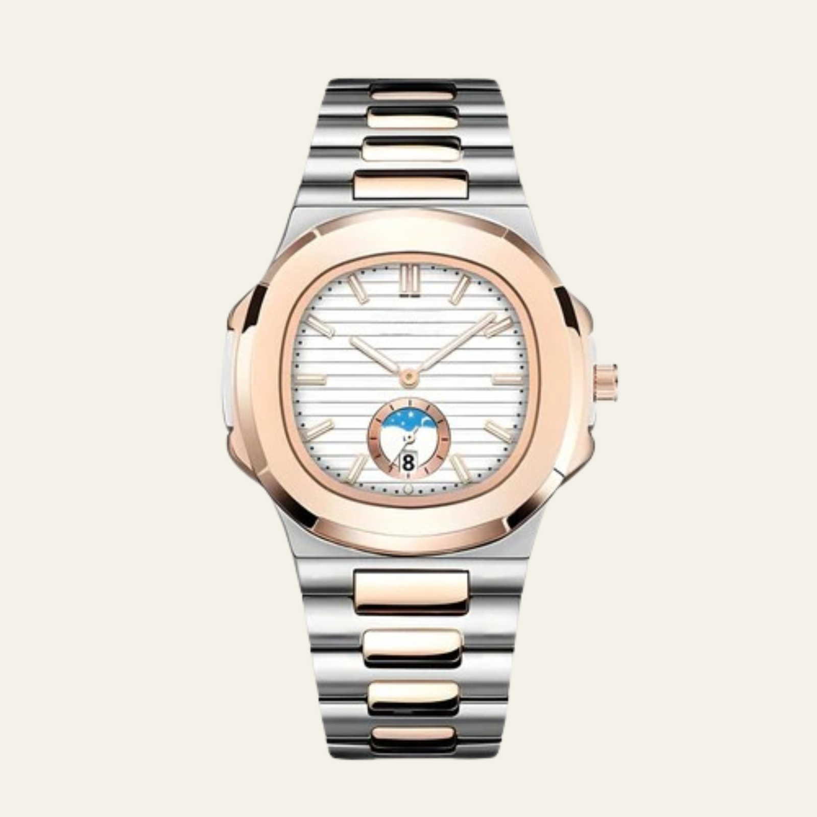 The Toulon Stainless Steel Nautical Watch