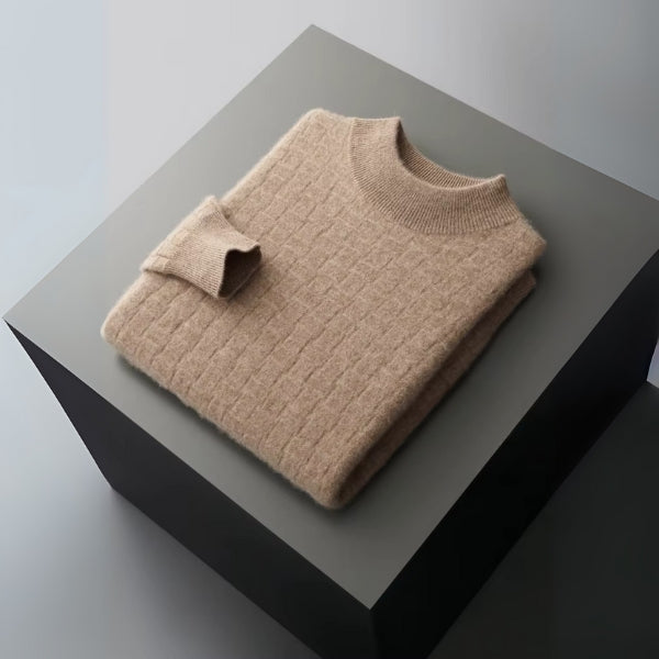 The Oslo Merino Mock Neck Sweater