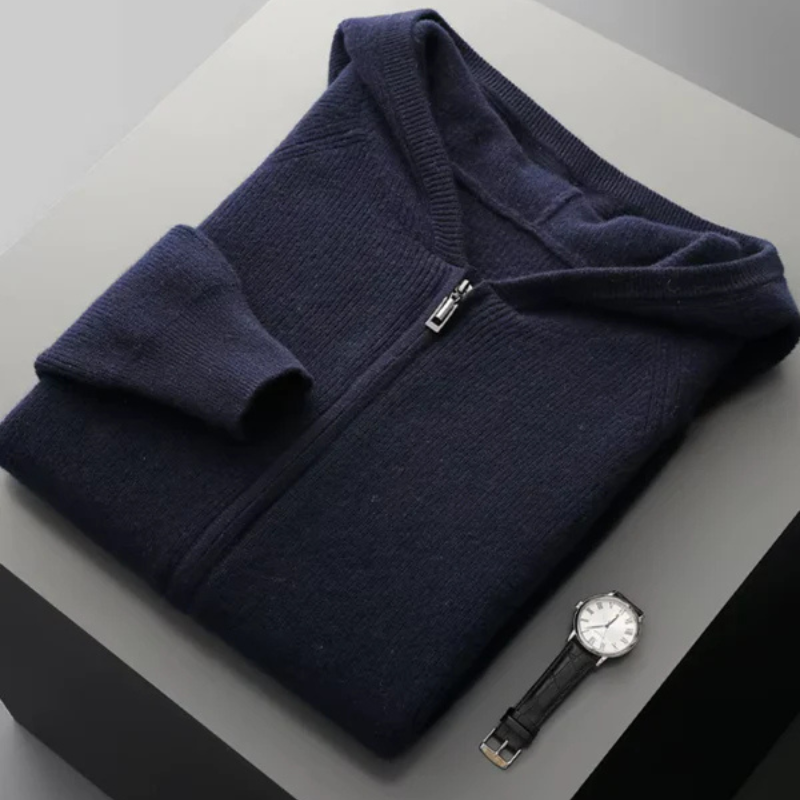 The Umbria Merino Zip Hoodie