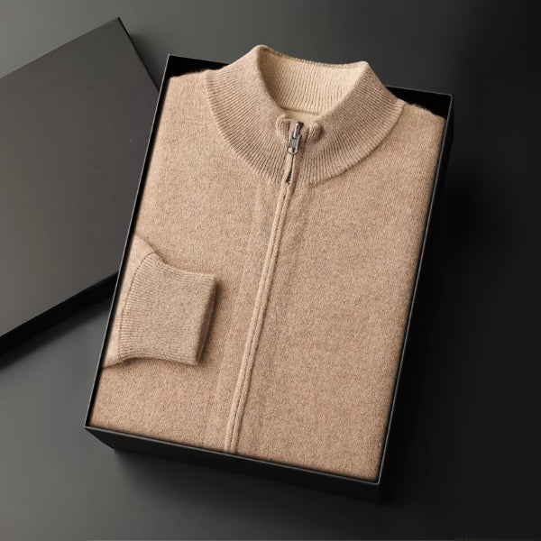 The Aarhus Cashmere Zip Knit