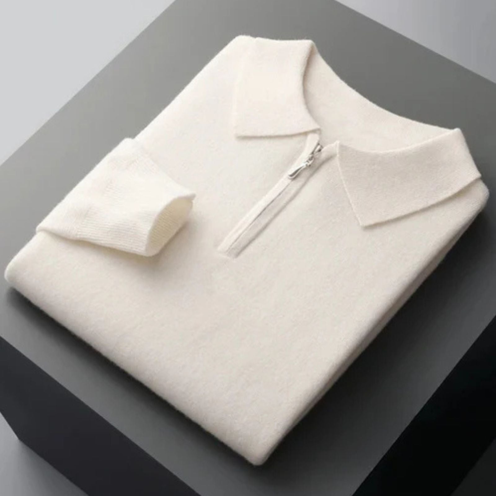 The Como Merino Quarter-Zip Sweater