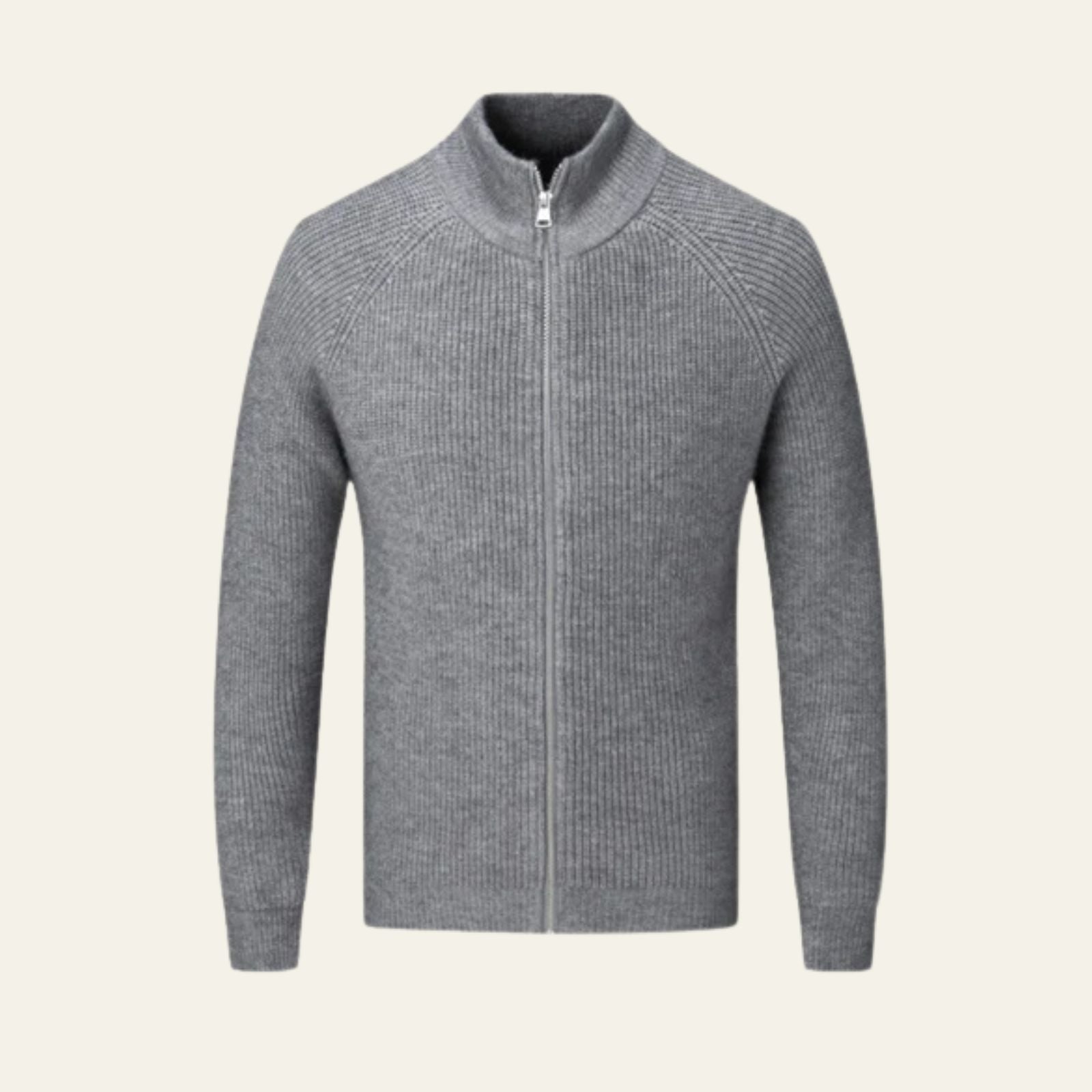 The Amalfi Wool Zip Vest
