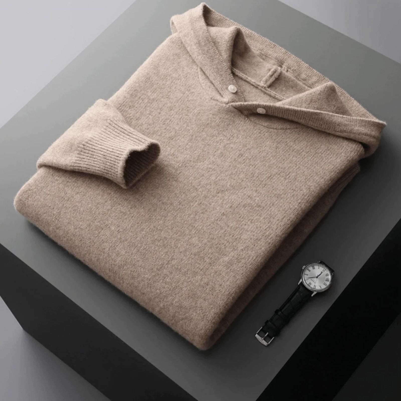 The St. Moritz Merino Wool Pullover Hoodie