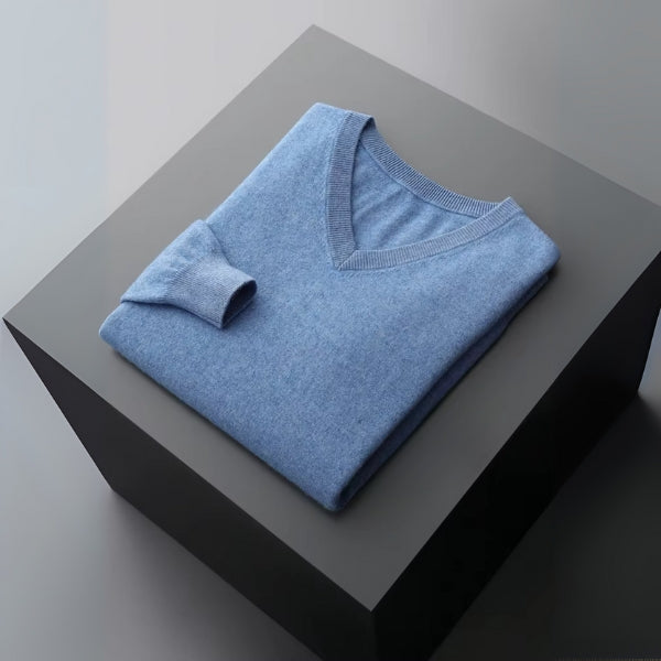 The Sorrento Fine Merino V-Neck Sweater