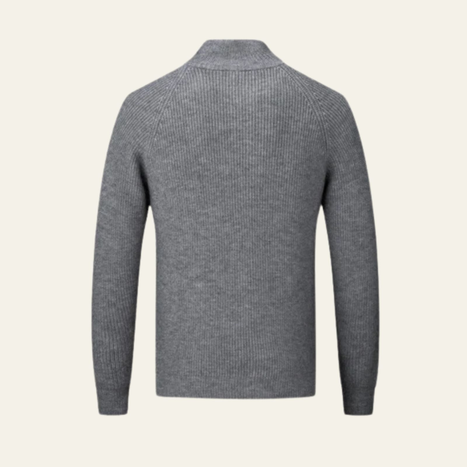 The Amalfi Wool Zip Vest