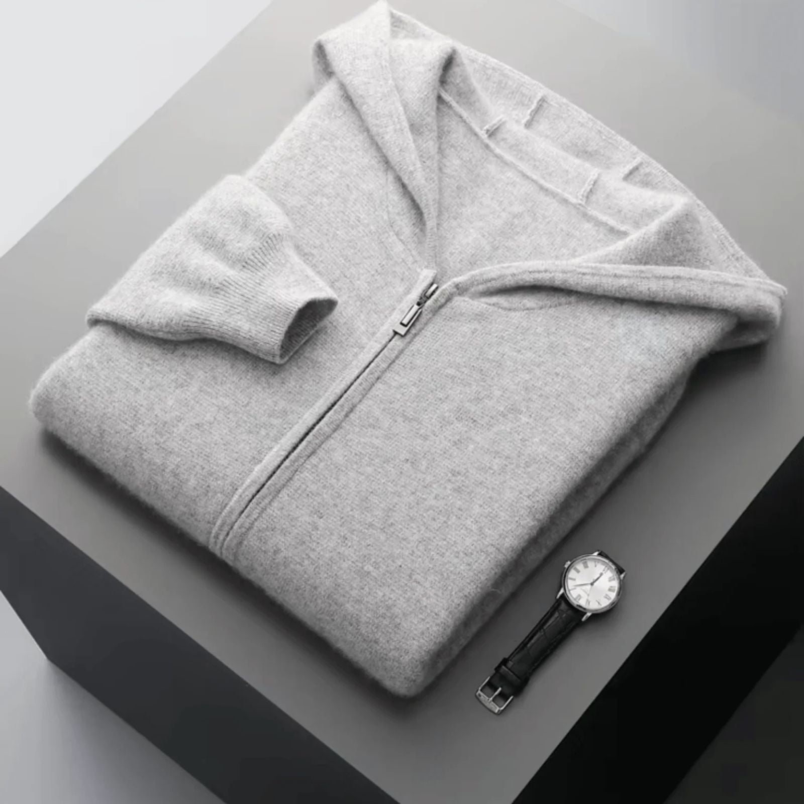 The Lausanne Merino Wool Zip-Up Comfort Set