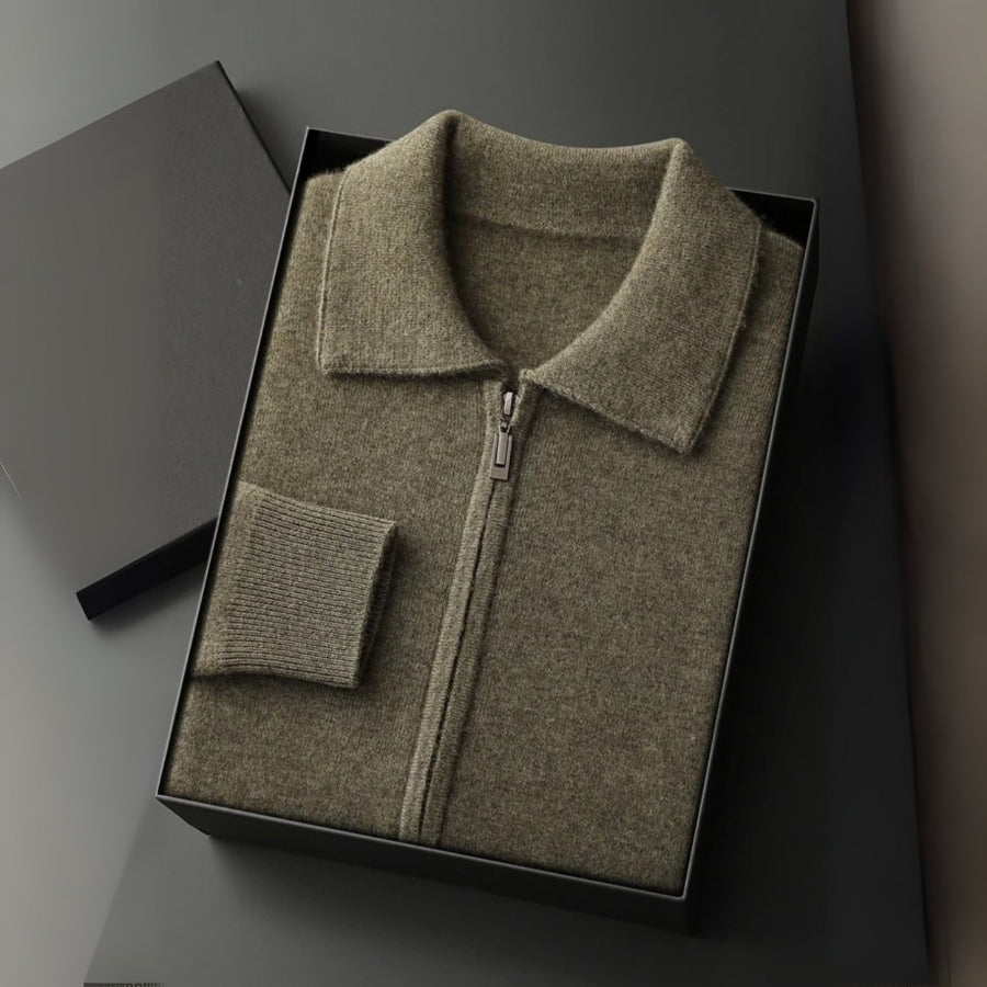 The Lausanne Cashmere Zip Jacket