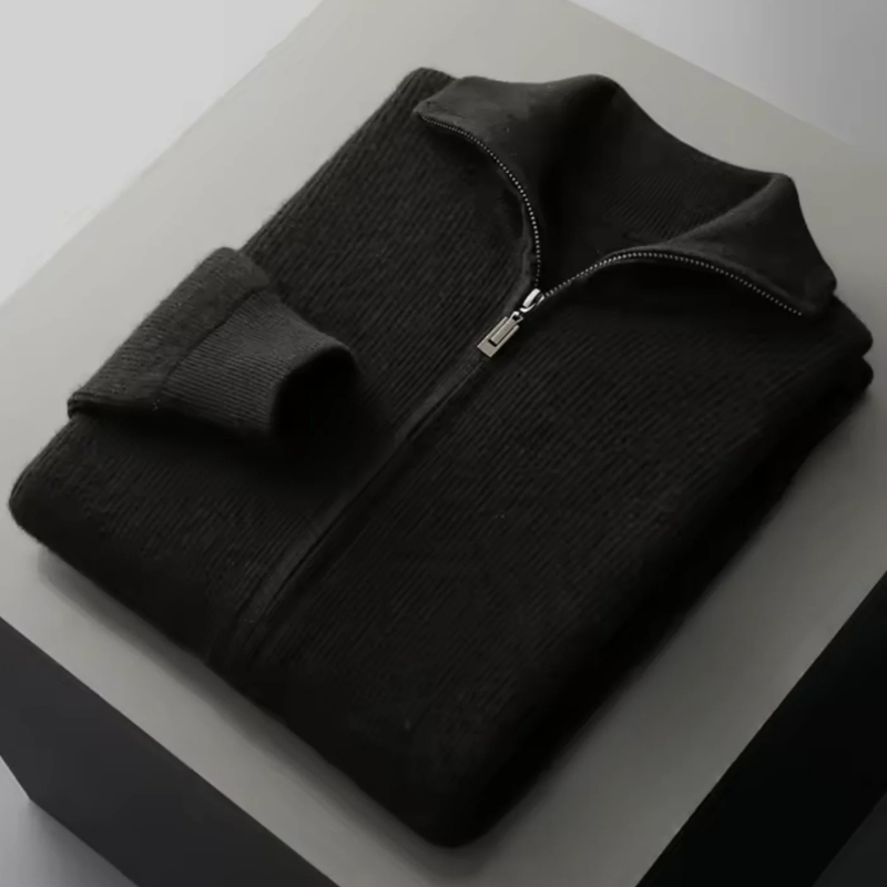 The Saint-Tropez Cashmere Zip Vest