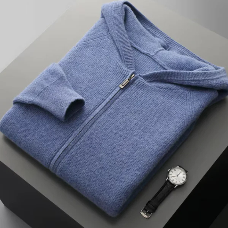 The Umbria Merino Zip Hoodie
