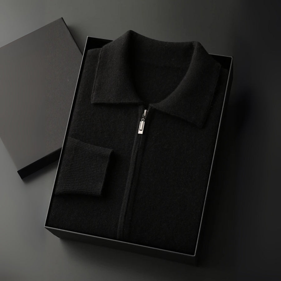 The Lausanne Cashmere Zip Jacket