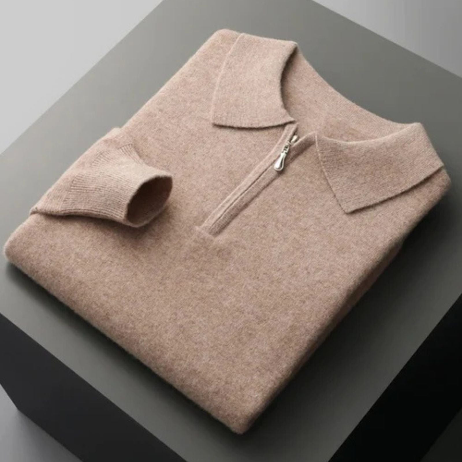 The Como Merino Quarter-Zip Sweater