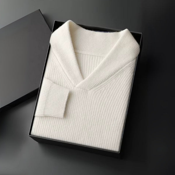 The Parma Cashmere V-Neck Sweater