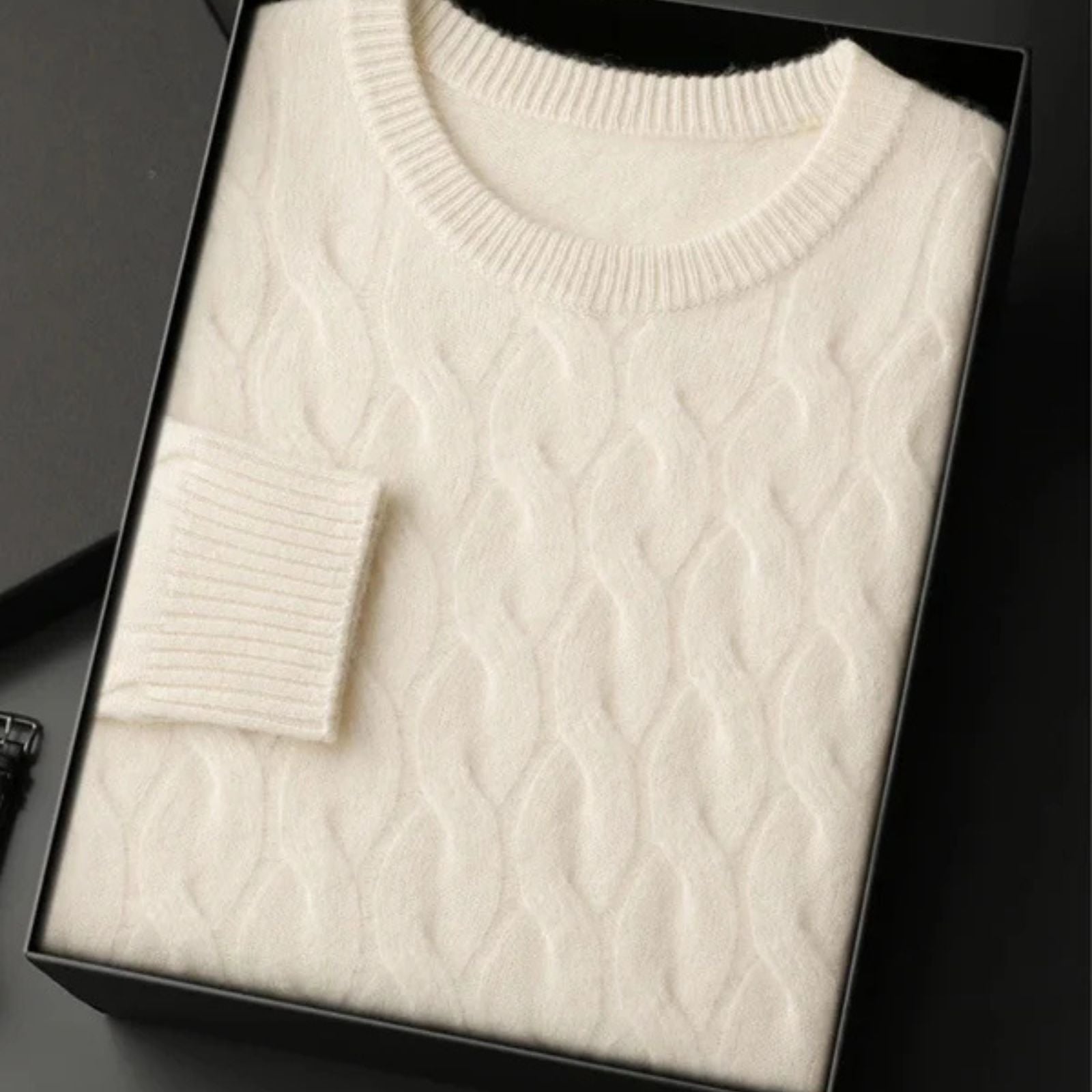 The Zermatt Cashmere Cable Knit Sweater