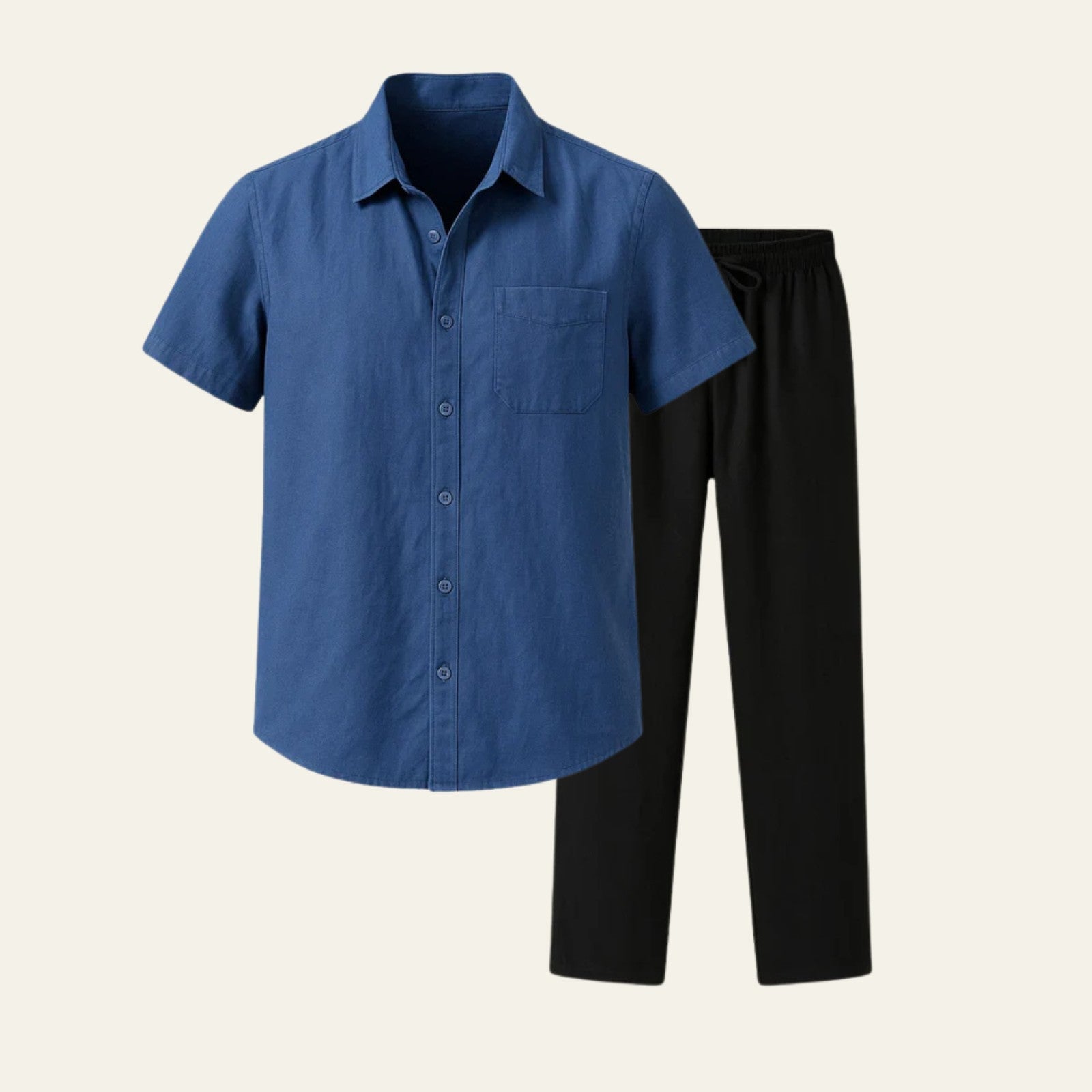 The Ravello Linen Slim Pantalon Set