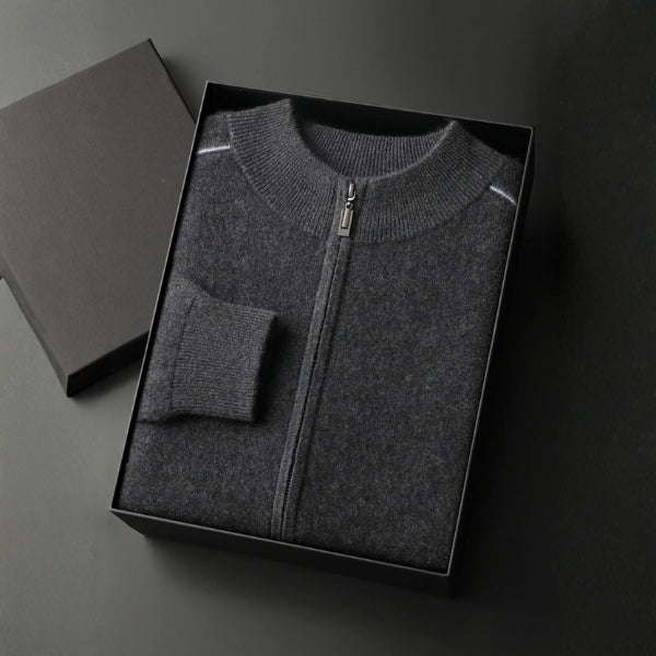 The Lausanne Cashmere Zip Knit