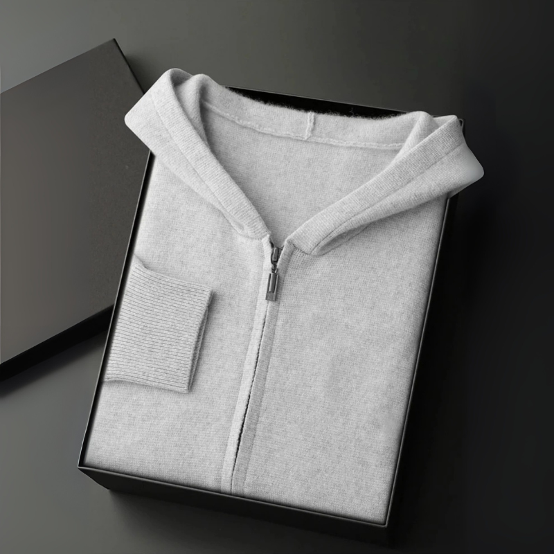 The Montreuil Cashmere Zip Hoodie