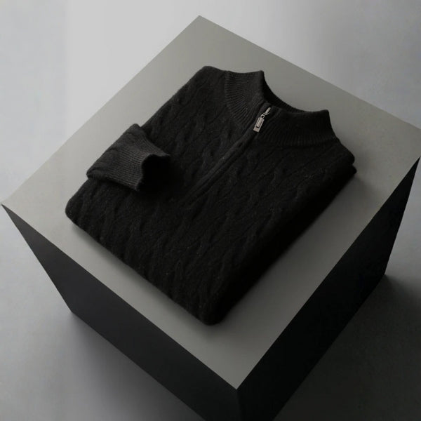 The Lausanne Merino Wool Quarter Zip