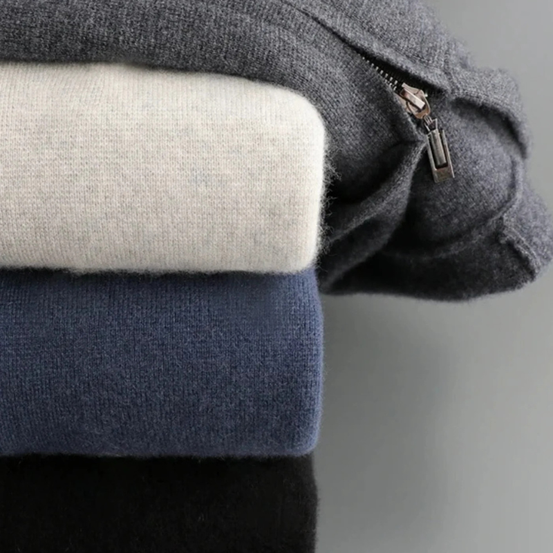 The Montreuil Cashmere Zip Hoodie