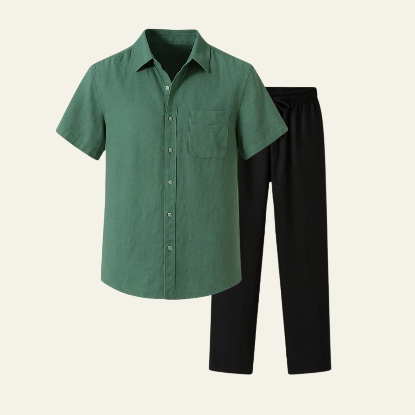 The Ravello Linen Slim Pantalon Set