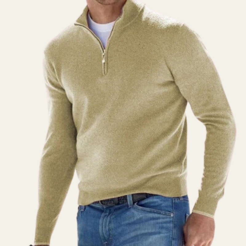 The Catania Quarter-Zip Pullover