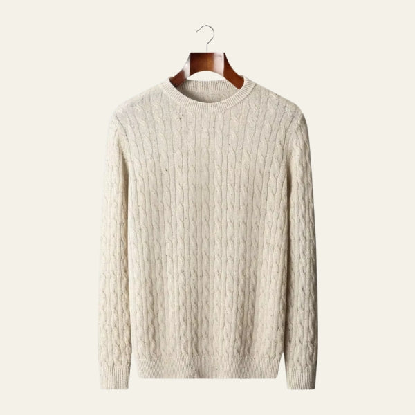 The Gstaad Merino Wool Cable Sweater