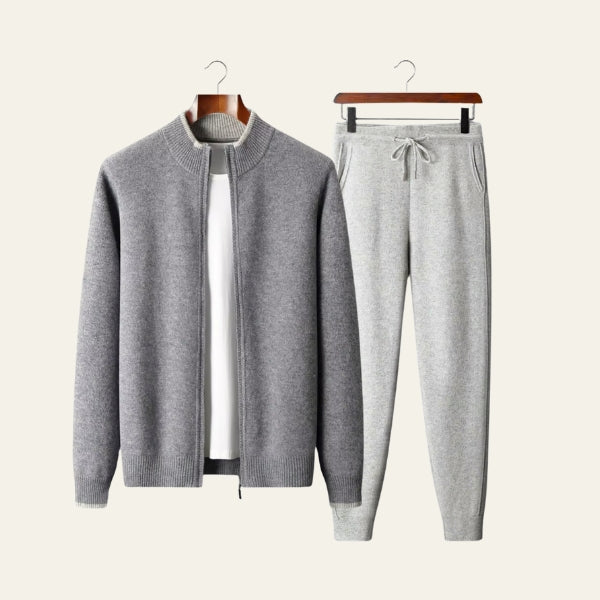 The Bergen Cashmere Zip Knit