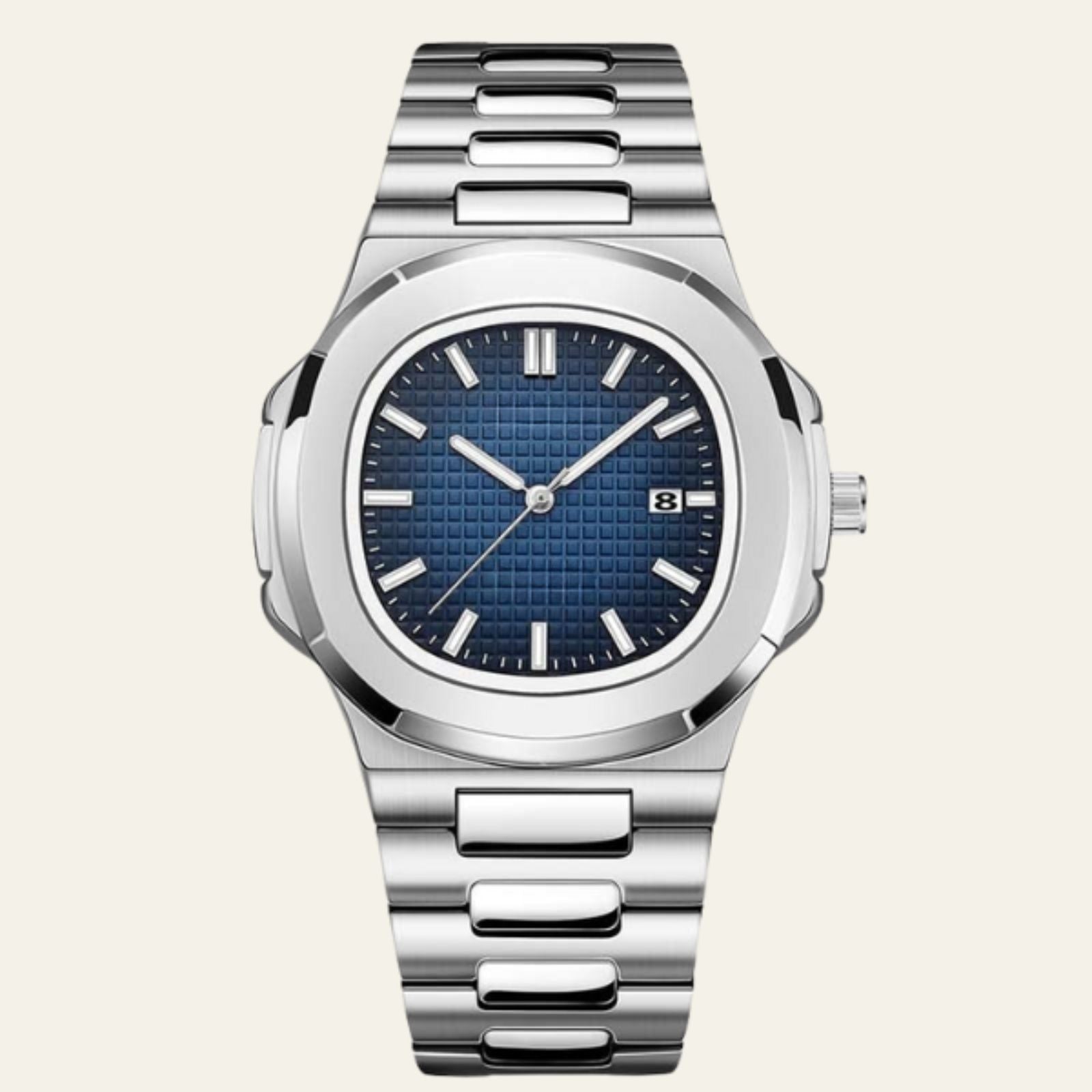 The Monaco Quartz Steel Watch