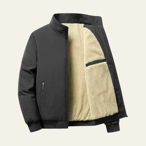 The Vicenza Sherpa-Lined Bomber Jacket