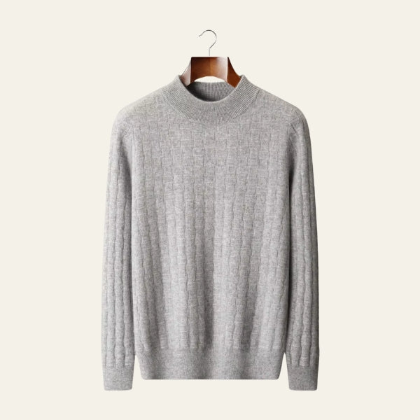 The Oslo Merino Mock Neck Sweater