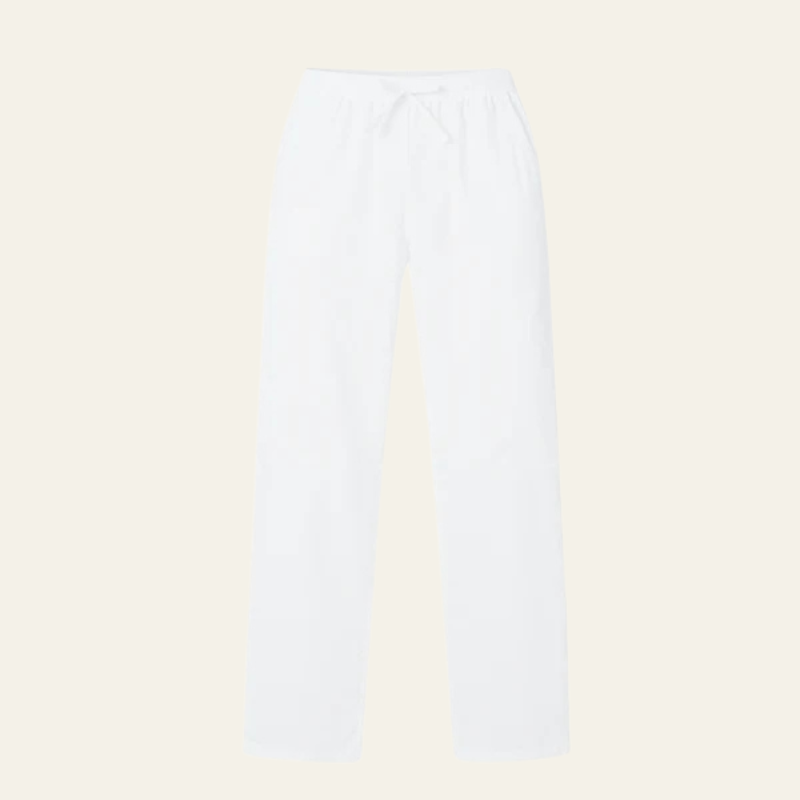 The Positano Cotton–Linen Drawstring Trouser