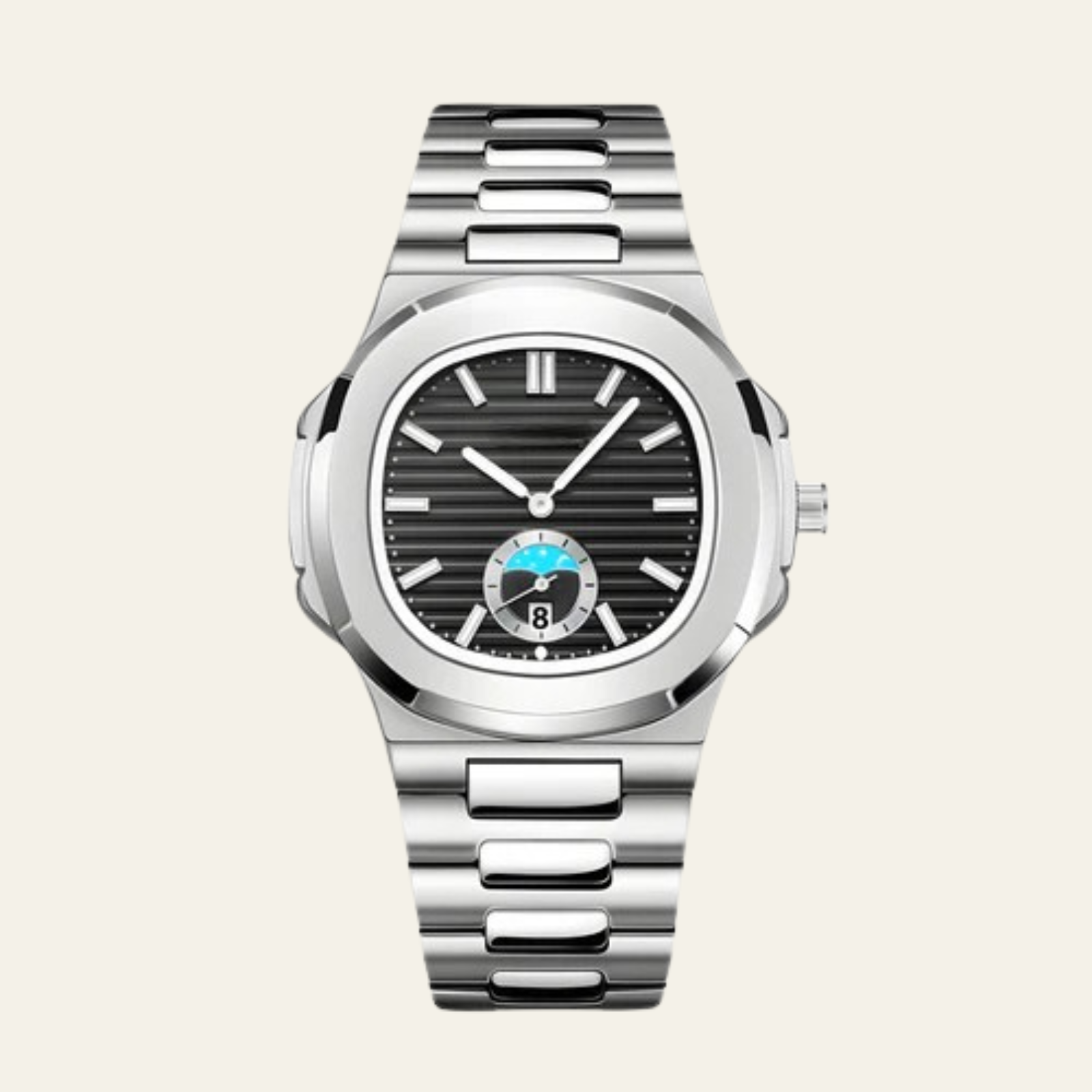 The Toulon Stainless Steel Nautical Watch