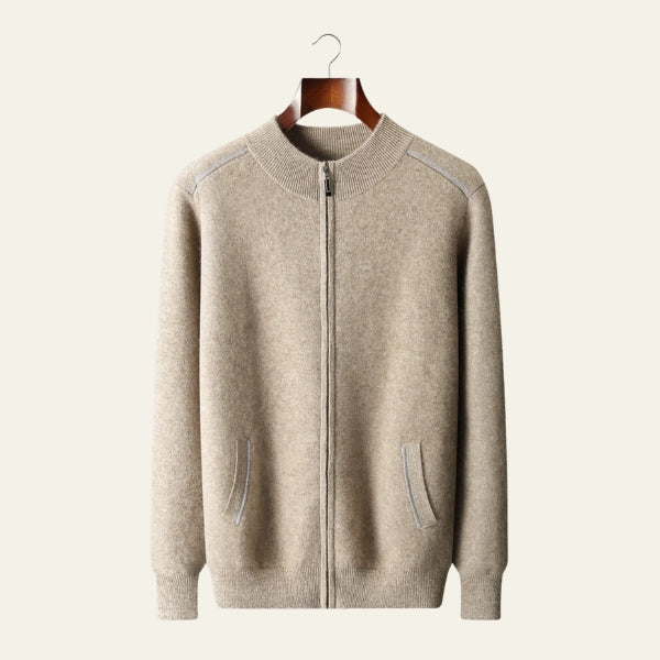 The Lausanne Cashmere Zip Knit