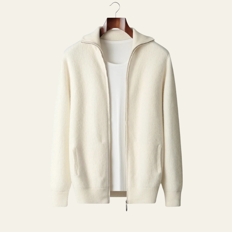 The Saint-Tropez Cashmere Zip Vest