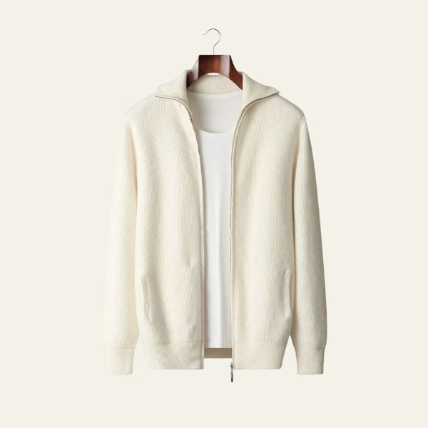 The Dolomiti Merino Wool Zip Knit