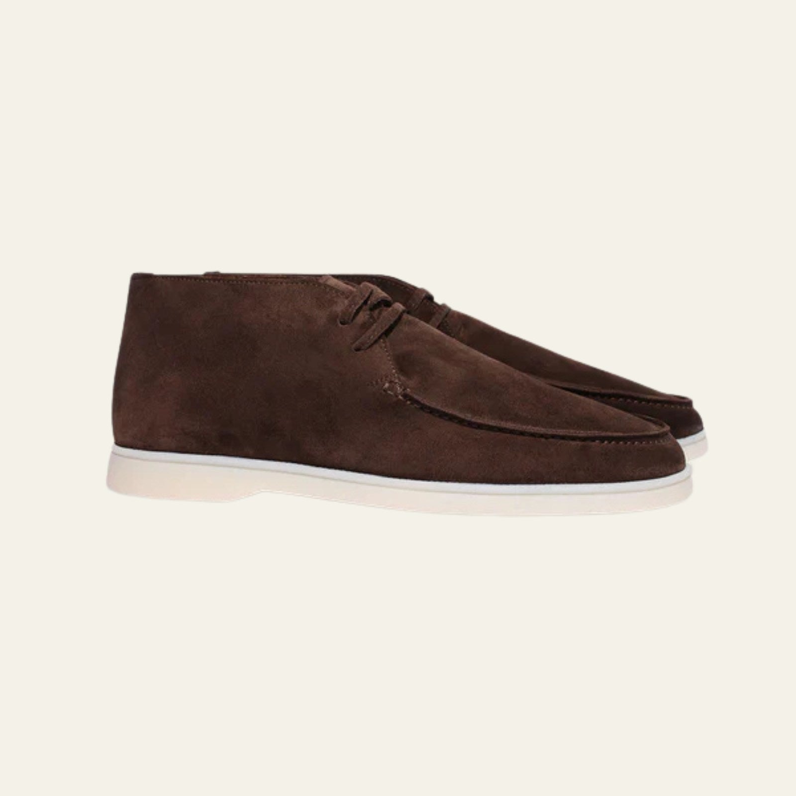 The Casablanca Suede Desert Boot in Chocolate