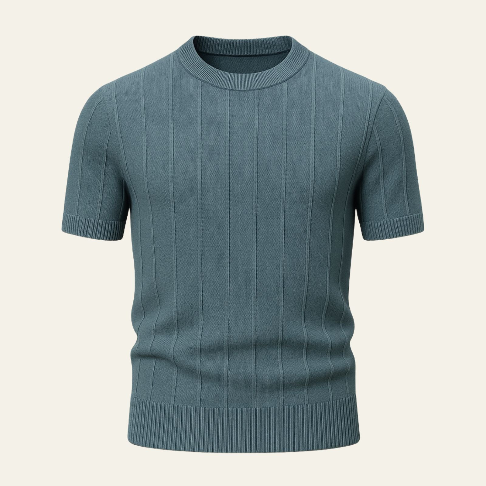 The Sorrento Ribbed Knit Tee