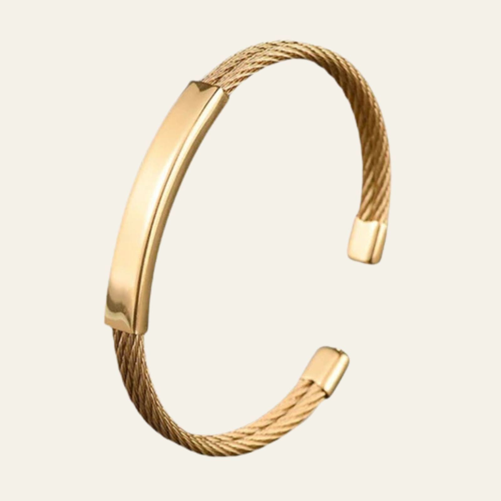 The Lucerne Steel Torque Cuff