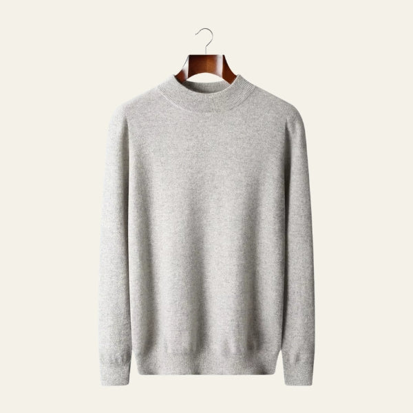 The Lucerne Merino Wool Mock Neck Sweater