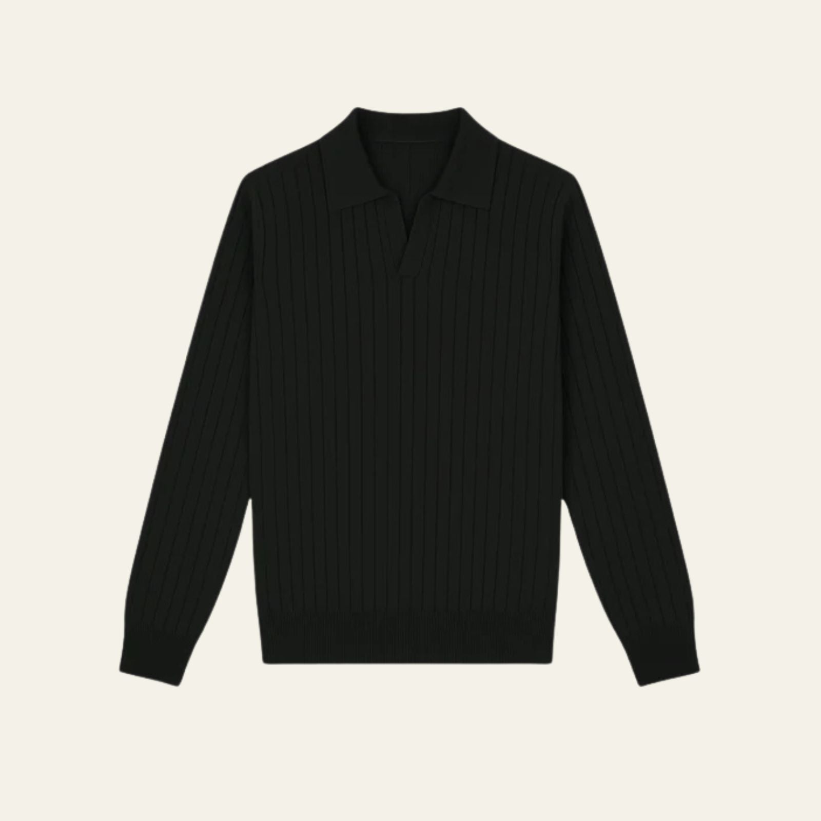 The Oslo Ribbed Knit Polo