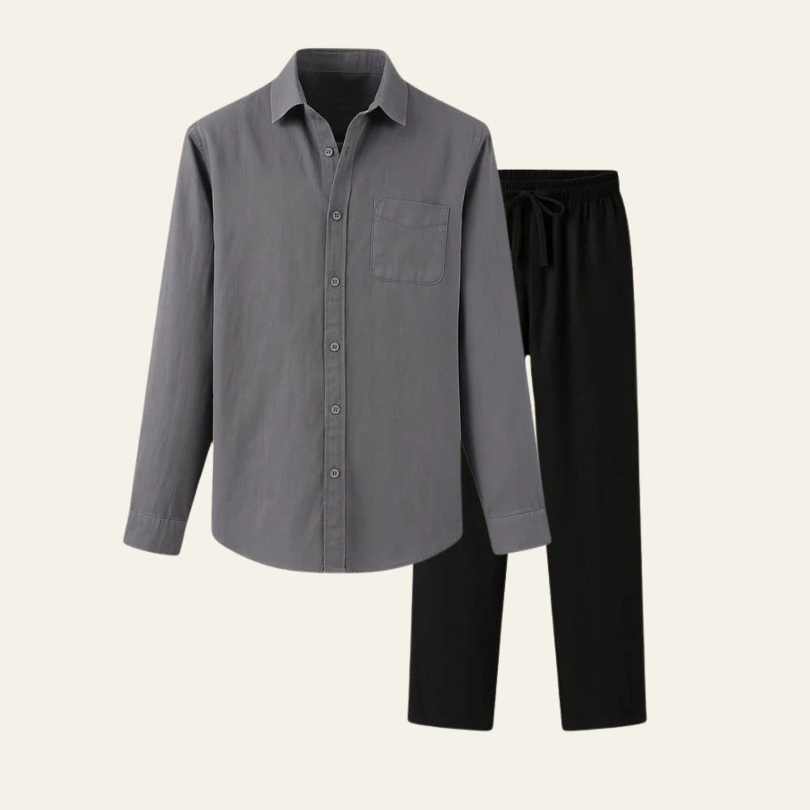 The Valencia Linen Slim Pantalon Set