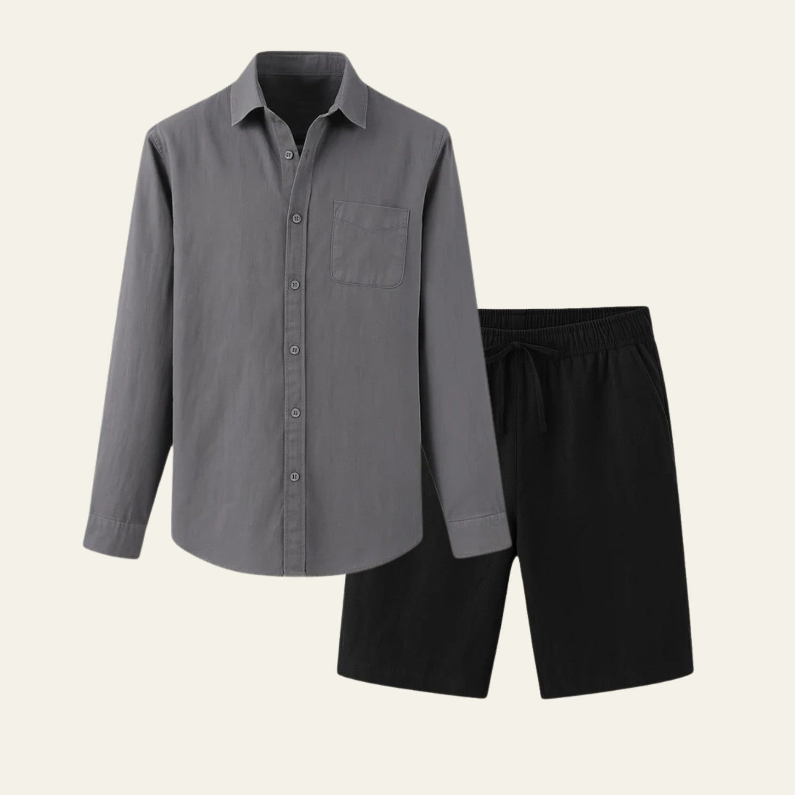 The Chamonix Linen Resort Shorts Ensemble