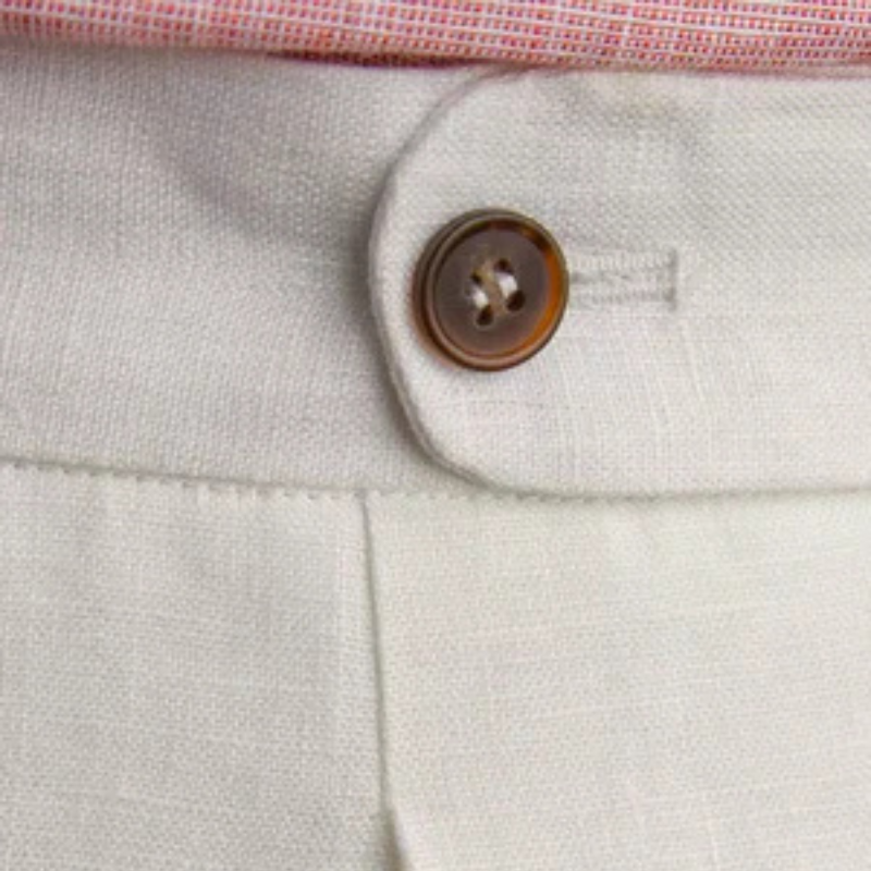 The Amalfi Linen Pleated Trouser