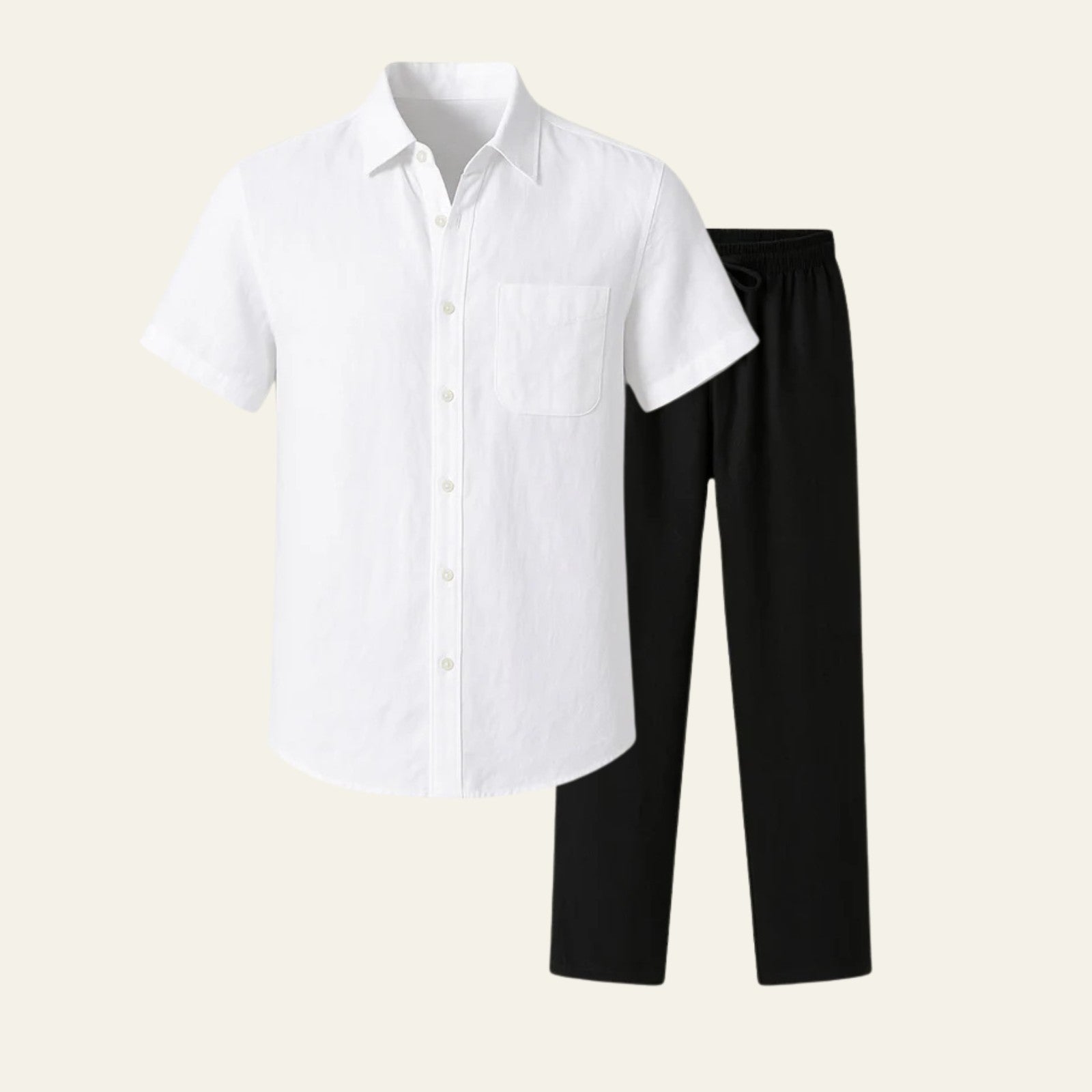 The Ravello Linen Slim Pantalon Set