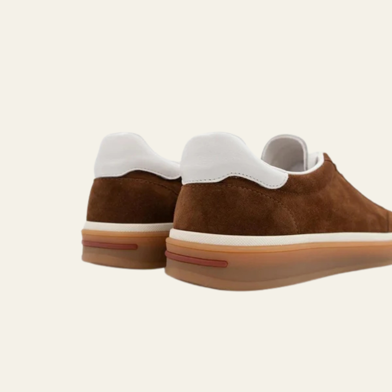 The Positano Suede Low-Top Sneaker