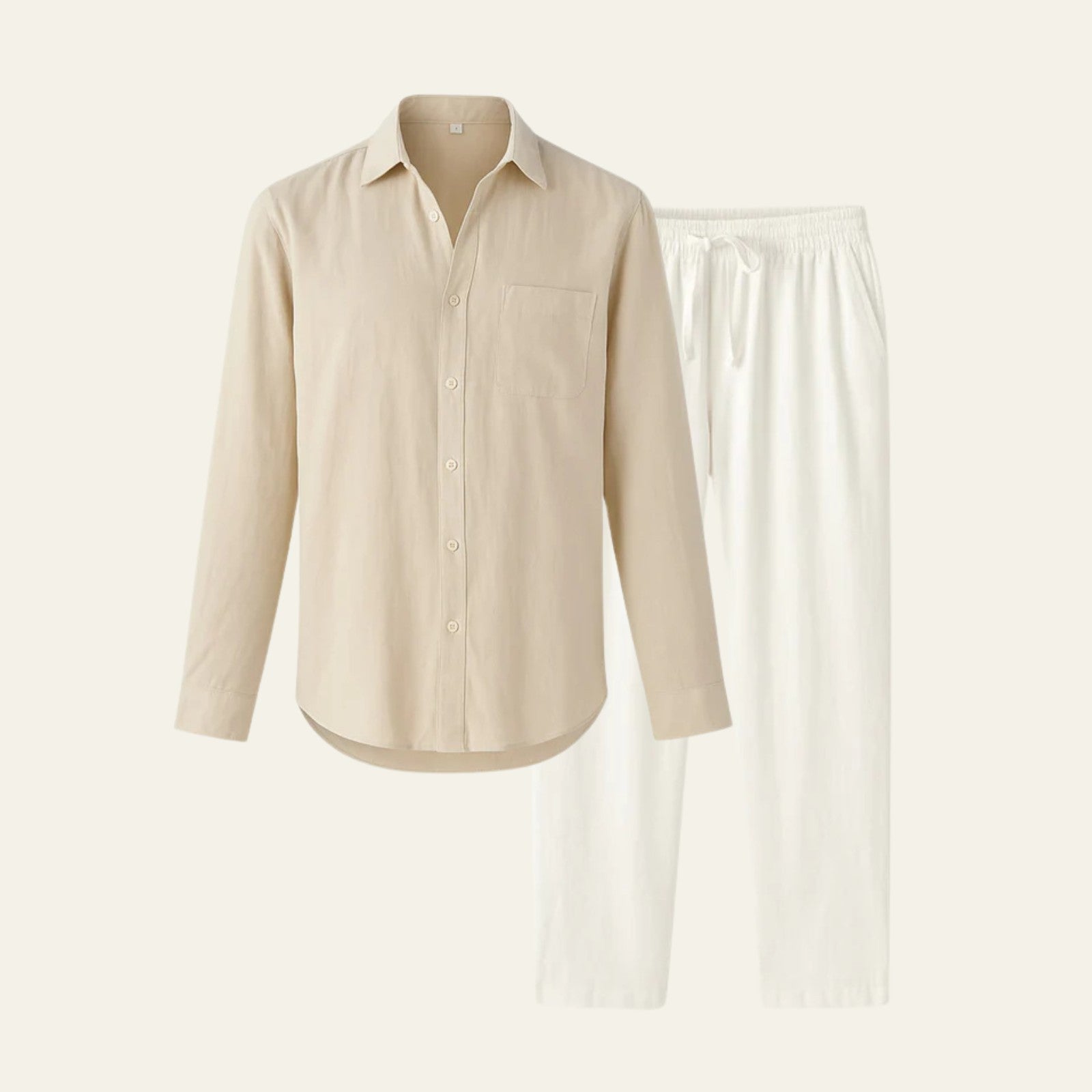 The Osaka Linen Tailored Pantalon Set